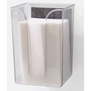 Acrylic Dryer Sheet Holder magnetic Laundry Room Organization